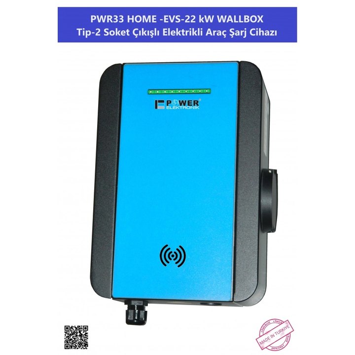 PWR33 Home -EVS-22 kW Wallbox